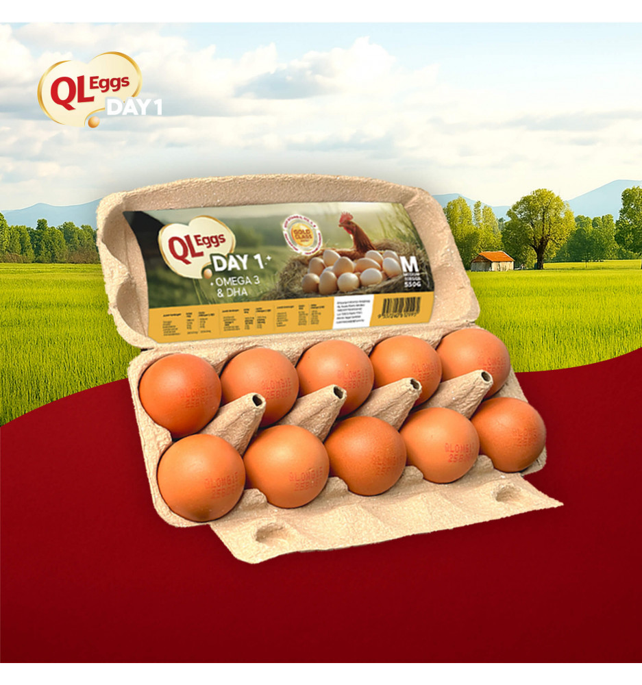 QL Omega & DHA Egg - Medium 20pcs/30pcs/40pcs QL Omega & DHA Egg - Medium 20pcs/30pcs/40pcs