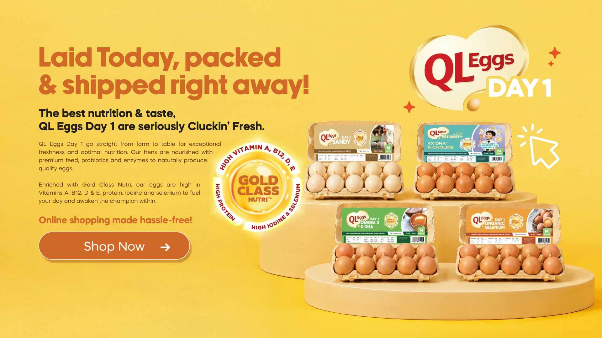 QL Eggs Day 1 Laid today, packed and shipped right away