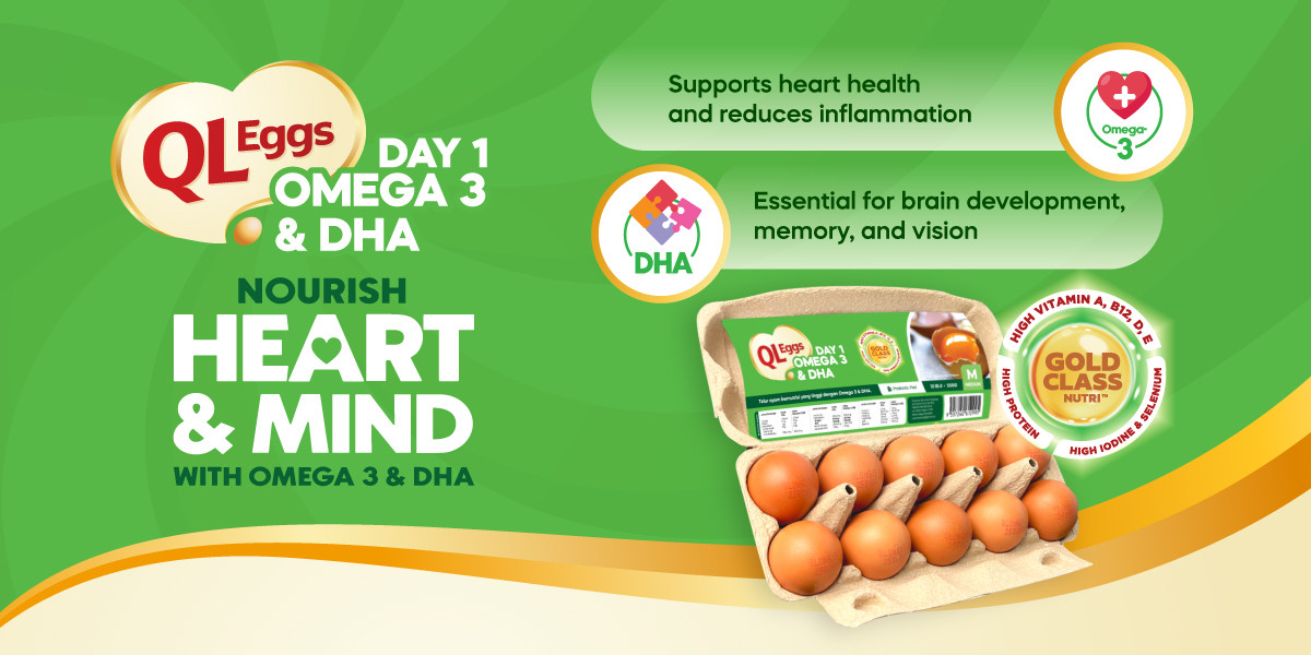 QL Eggs Day 1 Omega 3 & DHA - Large