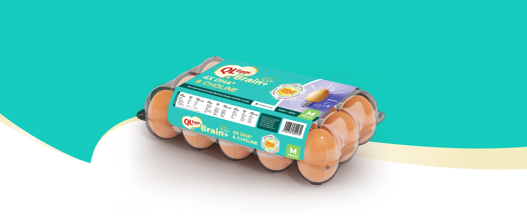 QL Brain+ Eggs — 4x DHA and Choline for Children's Brain Development Malaysia