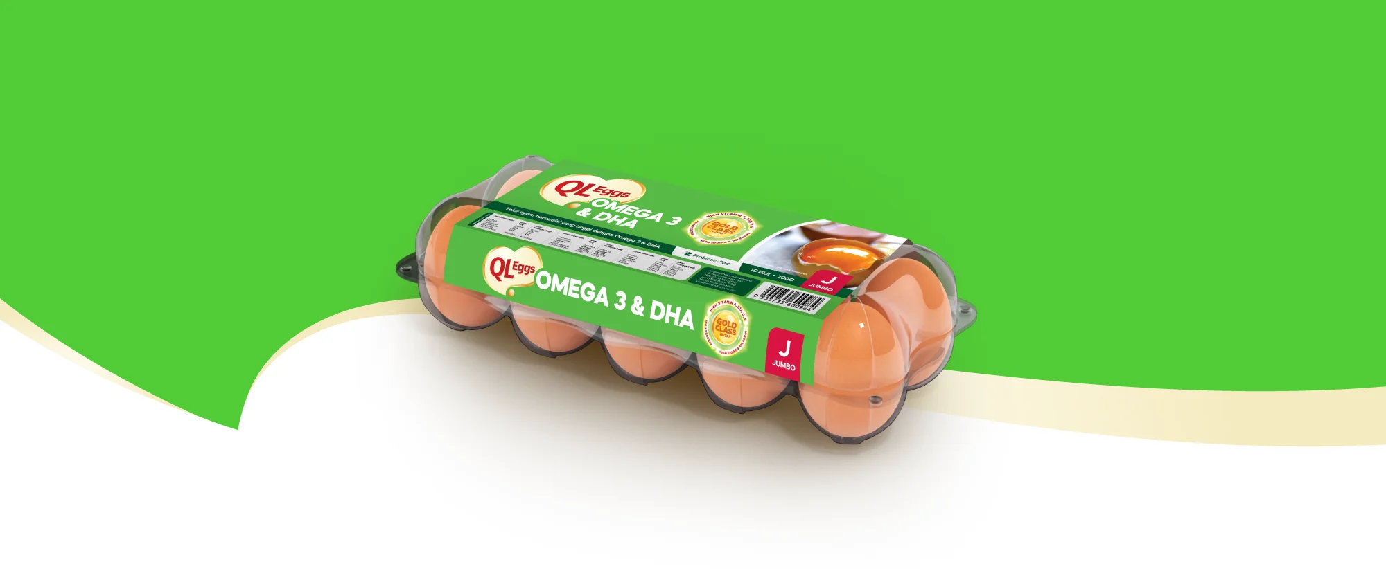 QL Eggs Omega-3 and DHA — Heart-Healthy DHA-Enriched Eggs Malaysia