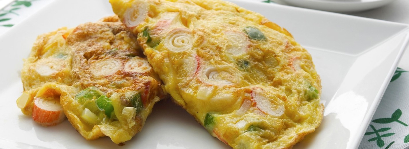 crabstick-veggie-omelette